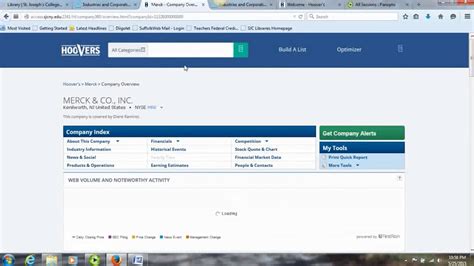 hoovers database free